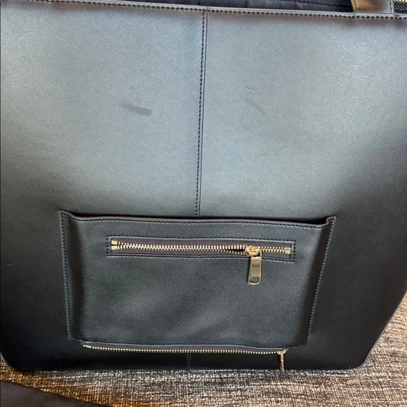 GIGI PIP Hayes Black Leather Hat Carrier Carrying Tote Travel Bag - Picture 7 of 14